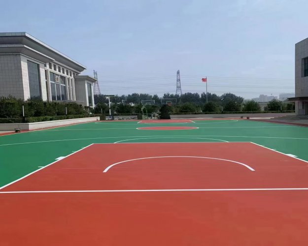硅PU篮球场
